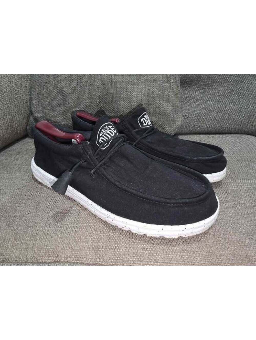 Skechers Women's Sz 9 Bobs Skipper Tide Pool Navy Canvas Black Cat Ears Shoes